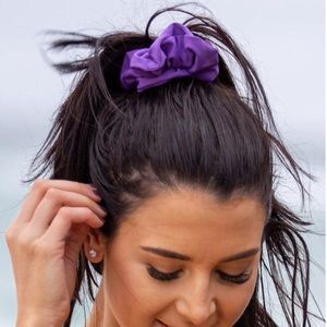 New Dollboxx Australia Purple Tropicana Scrunchie